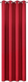 Kész drapéria karikákon Design 91 140x250cm Piros