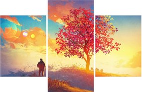 Egy fa képe a dombon (90x60 cm)