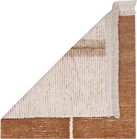 Téglavörös-bézs pamut szőnyeg 140x200 cm Duetto Toffee – Lorena Canals