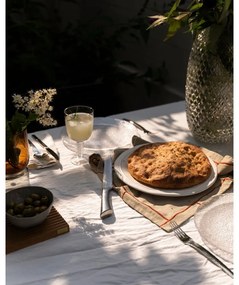 Ezüstszínű rozsdamentes acél evőeszköz készlet 16 db-os Mano – Hübsch