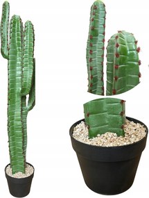 Mesterséges Kaktusz Nagy 110cm Cserépben, Mint Egy Élő Növény Mesterséges Kaktuszok