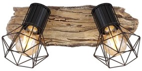 Globo 54017W-2 - PRISKA 2xE27/60W/230V spotlámpa