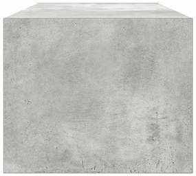 betonszürke szerelt fa TV-szekrény 80x31x25,5 cm