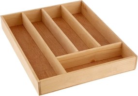 Natúr színű fa evőeszköztartó fiókba 30 x 38 cm – Premier Housewares
