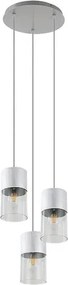 Rabalux zelkova beltéri függeszték 3xe27 ip20 súrolt aluminium