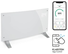 Bornholm Curved Smart, konvektor, 2000 W, vezérlés applikáción keresztül, fehér