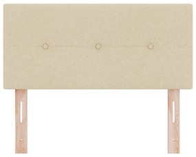 LED Főnök Fejtámla Gombtámaszos Krém 100 cm Szövet