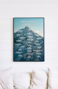 Hegyek koronája Lengyel Poszter 50x40cm