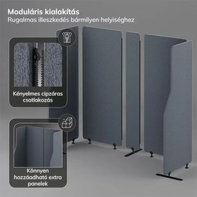 akusztikus falpanel SADIE Carbon Fog 260/145 cm