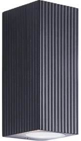 Brilliant - Kültéri fali lámpa JELANI 2xGU10/10W/230V IP44 fekete