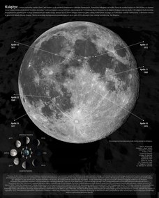 Holdfázisok Információk poszter 40x50 cm