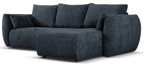 Sötétkék sarokkanapé (jobb oldali) Matera – Cosmopolitan Design