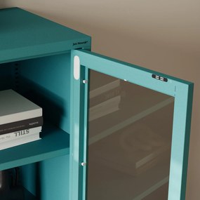 Vitrin GINA, 800 x 1015 x 400 mm, Modern: tengerszínű