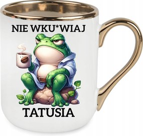 Bögre Elegáns Arany Ajándék Apák Napja Születésnap Ünnepek Csomagolás