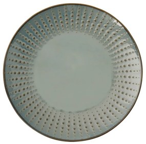 Porcelán desszertes tányér - 21cm - Drops Celadon