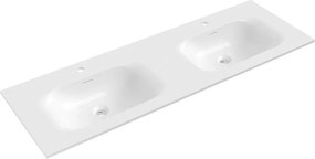 Mexen Vela dupla munkalapra süllyesztett mosdó 141 x 46,5 cm, fényes fehér - 25231400D