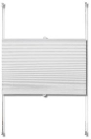 Plisse Roló 70 x 125 cm Fehér Redős Roló