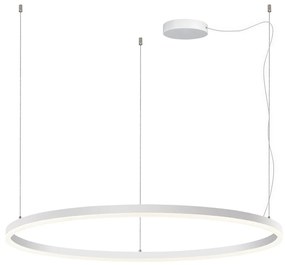 LED2 LED2 - LED Dimmelhető csillár zsinóron CIRCLE 80W/230V 3000K/4000K átm. 100cm fehér W4309