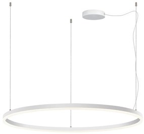 LED2 - LED Dimmelhető csillár zsinóron CIRCLE 80W/230V 3000K/4000K átm. 100cm fehér