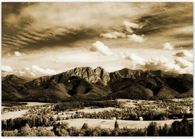 Poszterek 100x70 Tátra Lengyel hegyek Kilátás