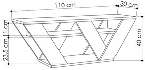 TV asztal Parvati (antracit). 1067319