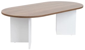 Konferenciaasztal Sable Walnut White