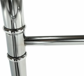 Szobainas, természetes fa/króm, SUNIL