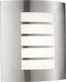 ENDON 75930 BIANCO Modern Kültéri Fali Lámpa Opál, Szálcsiszolt Acél LED IP44