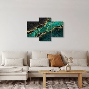 Kép - Kerozin-arany márványozás (90x60 cm)