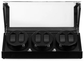 Klarstein CA3PM forgó óraállvány 6 óra számára, karbonkülső