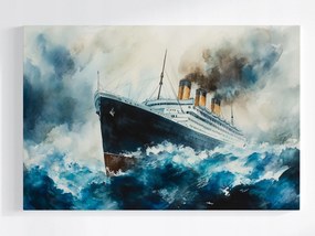 Vászonkép Canvas Víz Hajó Vonalzó Transzatlanti Titanic 60x40