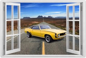Poszter 90x60 Sárga Chevrolet Ss Auto