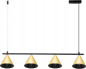 Függő lámpa Cone Arany 4xGU10