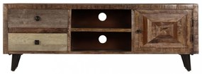 tömör mangófa TV-szekrény 118 x 30 x 40 cm