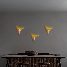 Bird, fali lámpa, arany