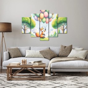 Kép – Boldog róka (150x105 cm)