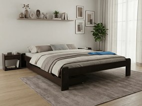 ADA ágy 140x200 cm, diófa Ágyrács: Léces ágyrács, Matrac: Deluxe 10 cm matrac