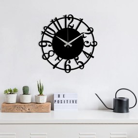 Enzoclock fém falióra, 48×48 cm – S006