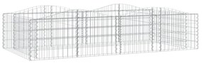 íves horganyzott vas gabion magaságyás 200x100x50 cm