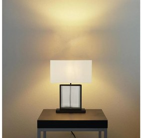 Searchlight EU54210BK - Asztali lámpa CLARENDON 1xE27/60W/230V fekete