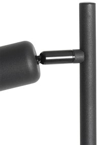 Design állólámpa fekete arannyal 3-lámpás - Noud