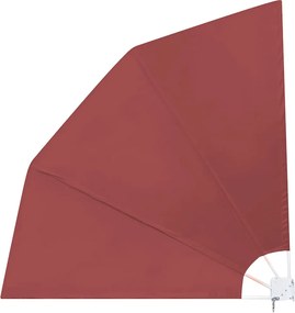 vidaXL terrakotta összecsukható erkély oldalárnyékoló 210 x 210 cm
