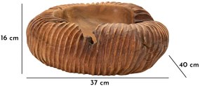 Tálca garit teak 37x40x16cm