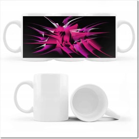 Fényképes bögre Divatos lila tüskék