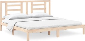 vidaXL tömör fenyőfa ágy matrac nélkül 200 x 200 cm