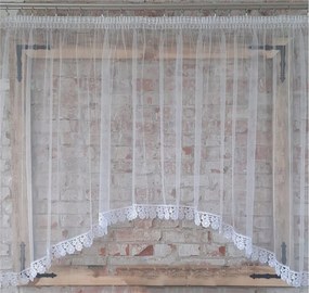 Készfüggöny 400x150,íves,hálós,gipsz 8cm