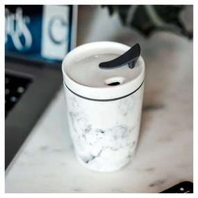 Like To Go szürke-fehér porcelán utazóbögre, 290 ml - Villeroy &amp; Boch