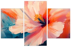 Kép - Festett virág (90x60 cm)