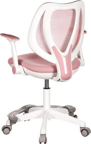 Gyermek szék, magasságállítható, rózsaszín hálós, KA-C806 PINK