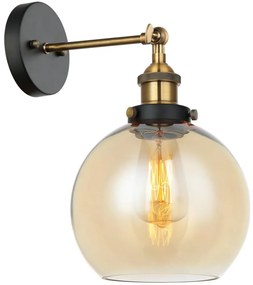 ITALUX MBM-4330/1 GD+AMB - Fali lámpa CARDENA 1xE27/40W/230V